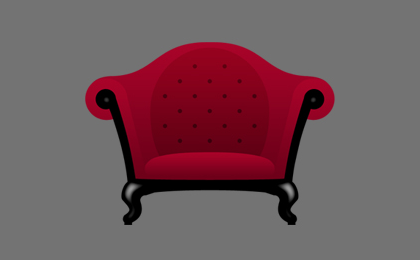 An image of the gradients in the Sofa icon.